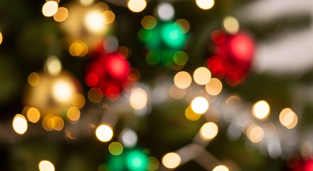 Obraz premium abstract bokeh Chrstmas background 44320974 1