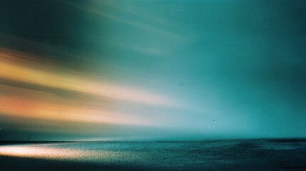 Obraz premium A serene landscape showcases a gradient of colors blending smoothly, evoking calm and tranquility.