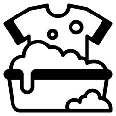 Washing Clothes Icon