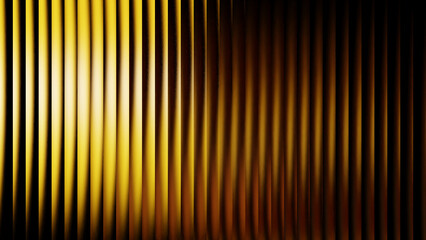 image light background cover design, of a glass effect color wave dark yellow