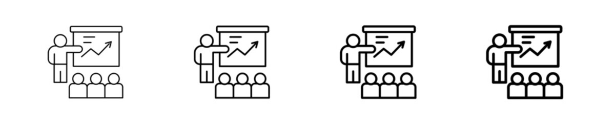 Boardroom  Icon Set Different Style Collection