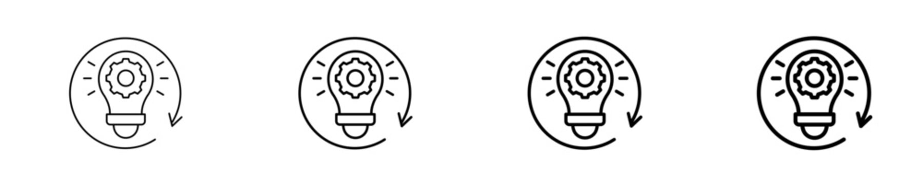 Future Readiness  Icon Set Different Style Collection