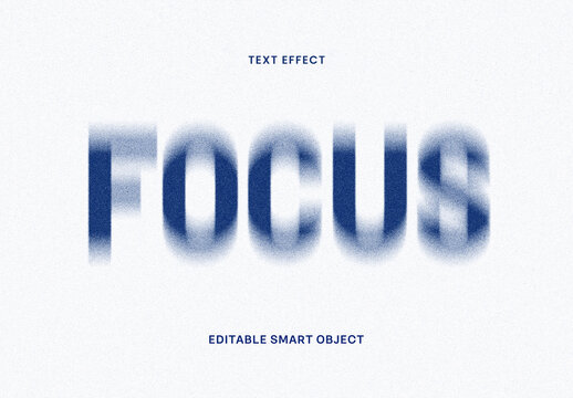 Motion Focus Text Effect