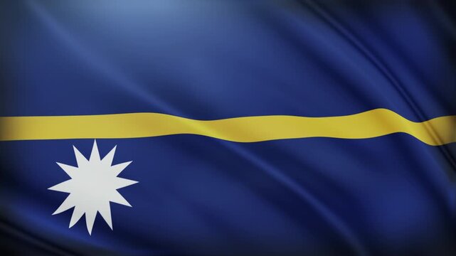 Flag of nauru, a pacific island nation, suitable for travel blogs, geography textbooks, cultural websites, educational materials, and corporate presentations.