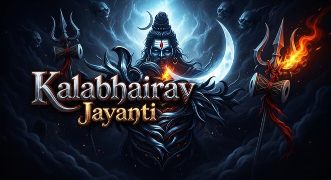 Kalbhairav Jayanti Powerful Lord Shiva Artwork Blessings & Rituals for Protection 2024