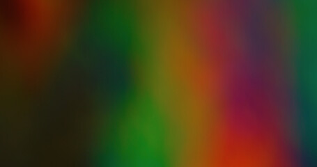 Blur bright glow. Reflection lens. Vivid wave mixing color light flow art effect abstract luminosity gradient film red yellow green background.