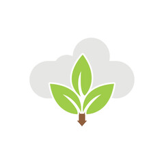 Colorful icon for carbon offset programs