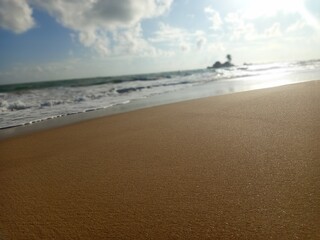 beach at sunset