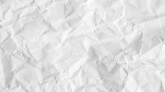  crumpled paper background, crinkled white Paper texture stop motion, crumpled paper texture,
White crumpled paper stop motion background texture. Stop motion animation, paper texture texture,