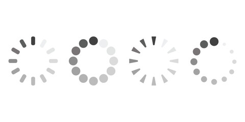 Simple loading icon collection