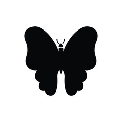 Butterfly icon, flying 