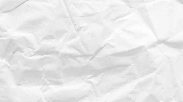 Hand-drawn Film Grain Loop with Light Paper Texture Background, Grunge Texture Overlay,
White crumpled paper stop motion background texture. Crumpled Paper Stop Motion,A seamless loop animation