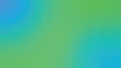 Clean Pixelated Corporate Background Vector - Fresh Blue Green Gradient Mosaic