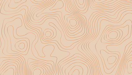 Topographic Contour Line Map Background