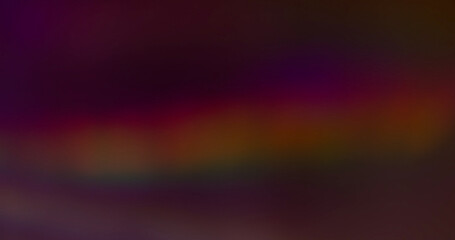 Lens prism blur. Holographic glow leak. Spectrum color luminosity on night background. Purple red green neon stripe abstract flash texture.