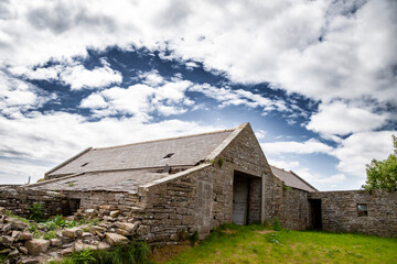 Obraz premium Old Scottish stone barn