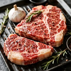 Obraz premium Sirloin Steak meat cuts