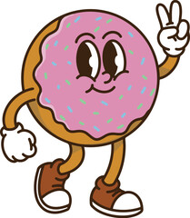 donuts mascot vector logo clothing	