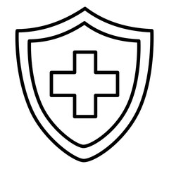 Fototapeta premium Medical Health Protection Shield