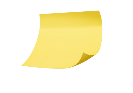 Bright yellow sticky note beckons with reminders, perfect for organization, creative brainstorming, and essential office communication, inspiring focus and productivity