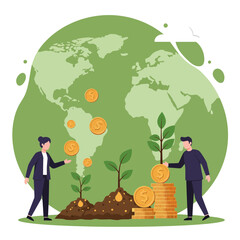 Grow Your Fortune Sustainable Investment Global Business Strategy
