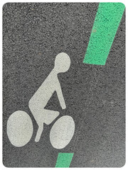 Motif pour piste cyclable 