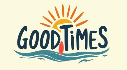 Good times with a surfboard in the water