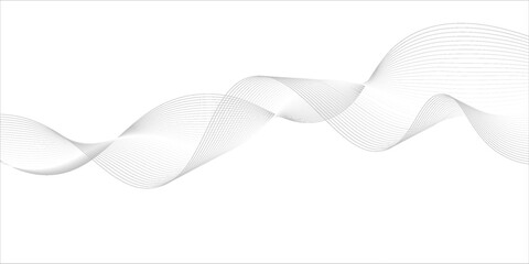 Beautiful wave form an array of glowing dots. An abstract stream of dots.