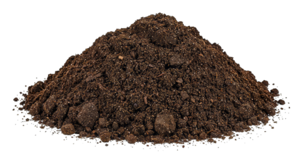 Rich soil blend for gardening, potting mix, natural earth, plant fertilizer