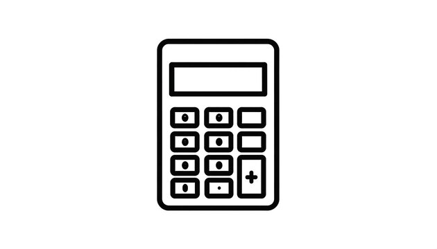Calculator icon for financial calculations and accounting tasks.