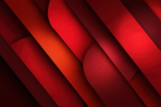 Vibrant red diagonal abstract background with layered stripes and glowing accents