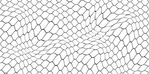 Curved net pattern. Seamless design for sportswear or equipment like soccer goals, volleyball nets, basketball hoops, hockey nets, and athletic gear. © ardi
