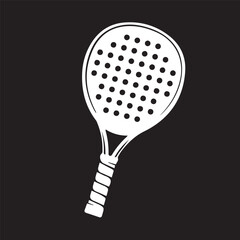 Padel racket icon  design