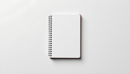 A white paperback book positioned against a gray background, with a red and white striped wall in the distance.