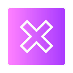 cross gradient icon