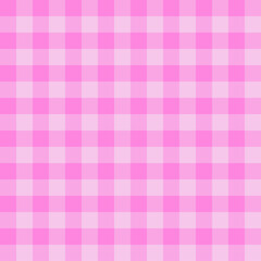 Pastel Pink Gingham Seamless Pattern – Soft Checkered Plaid Background, Cute Light Pink Fabric Design