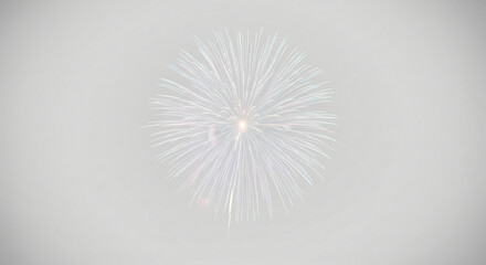 Naklejka premium Fireworks, white, white background, simple