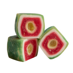 sweet colorful holiday treats PNG image, transparent background