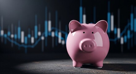 Financial Security Piggy Bank Investment Growth Wealth Management Planning For Retirement Savings Portfolio Diversification Budgeting Stock Market Success Strategy Ideas