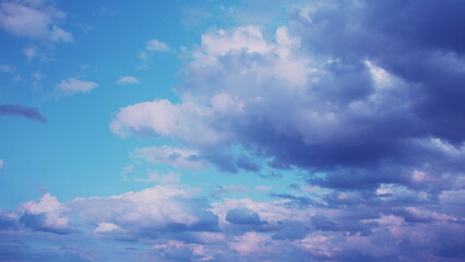 A Beautiful, Cloudy Sky Filled with Vibrant Colors and Soft, Gentle Textures to Enjoy