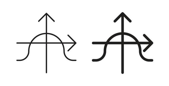 Tangent icon. Symbol, logo illustration. graphic icon set