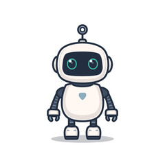 Cute Robotic Cartoon Design Very Cool