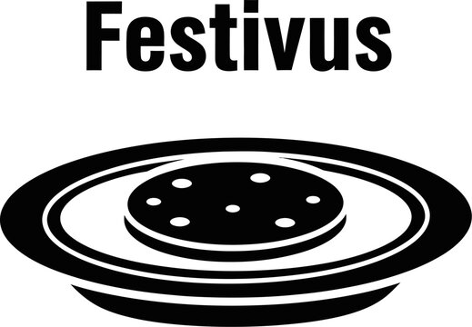 Festivus holiday celebration icon, a secular holiday celebrated december 23