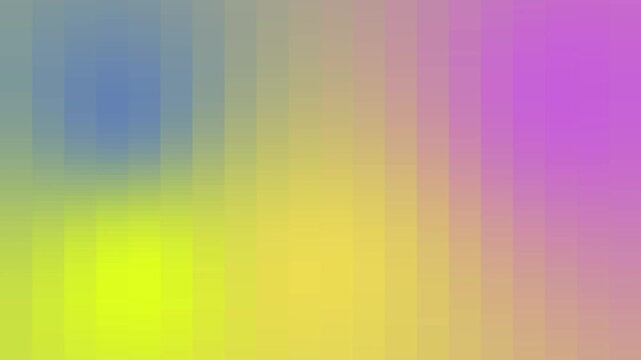 Soft pixelated gradient background in vibrant yellow, blue, and purple hues