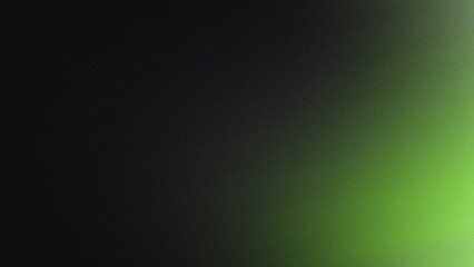 Black Background with Green Neon Glow Gradient