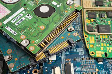 Repairing and upgrade circuit mainboard of notebook, electronic, computer hardware and technology.