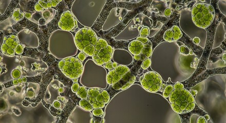 Lichenized fungi forming haustorial complexes on algae