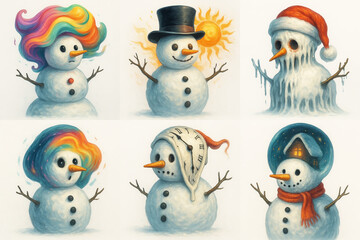 Festive Christmas Elements Collection.