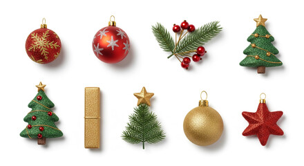 Festive Christmas Elements Collection.