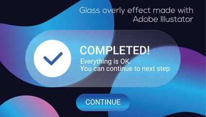 Liquid Glass Effect Background Design, Trendy glassmorphism background with abstract geometric design.